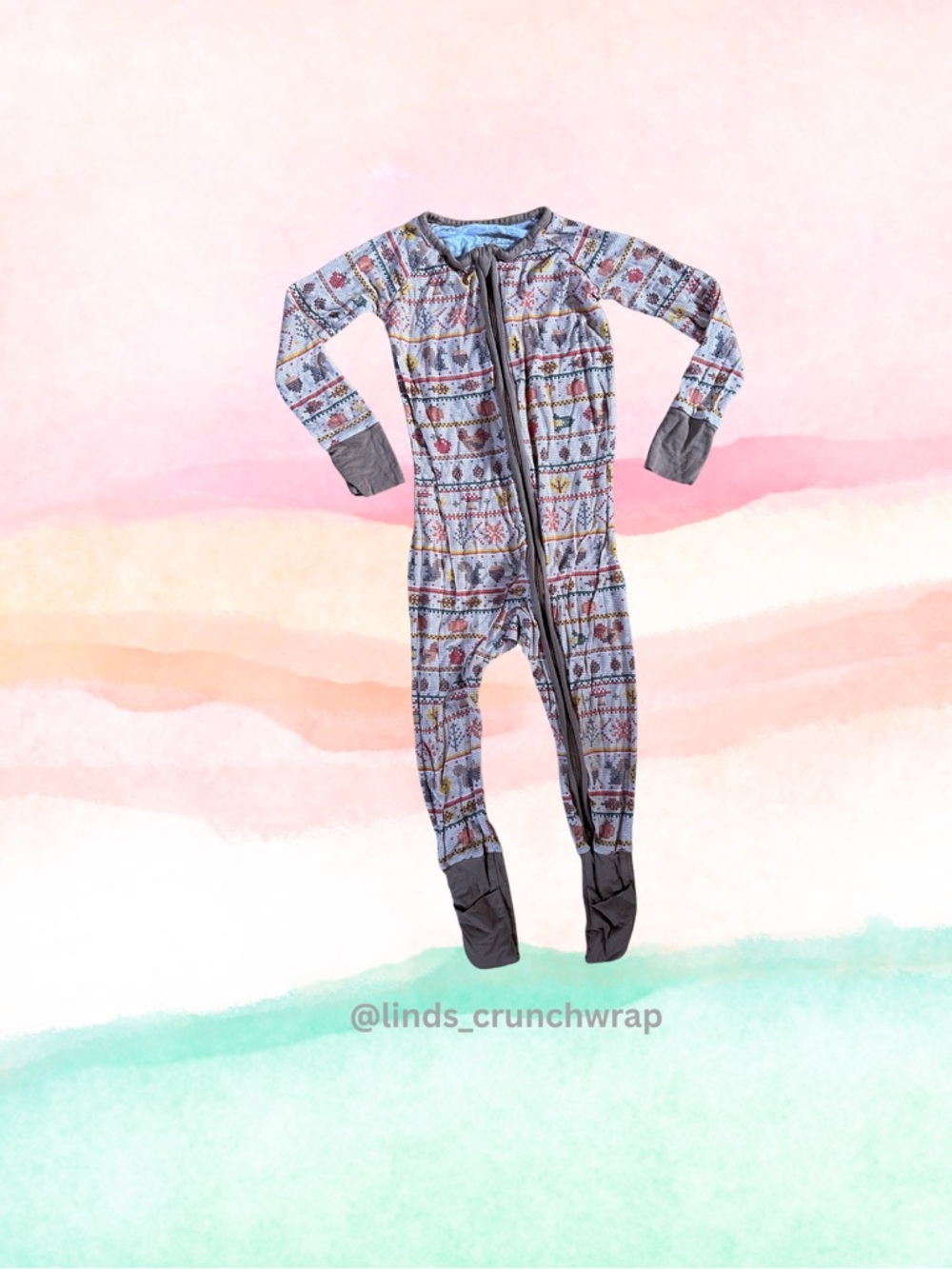 Little Sleepies Harvest Fair Isle 18/24M